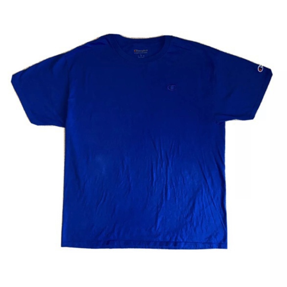 New vintage Champion blue patch shirt men’s large